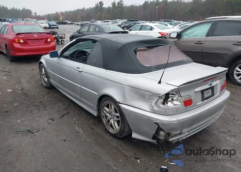 2001 BMW 330Ci из США, поврежденный, VIN WBABS53491JU81809